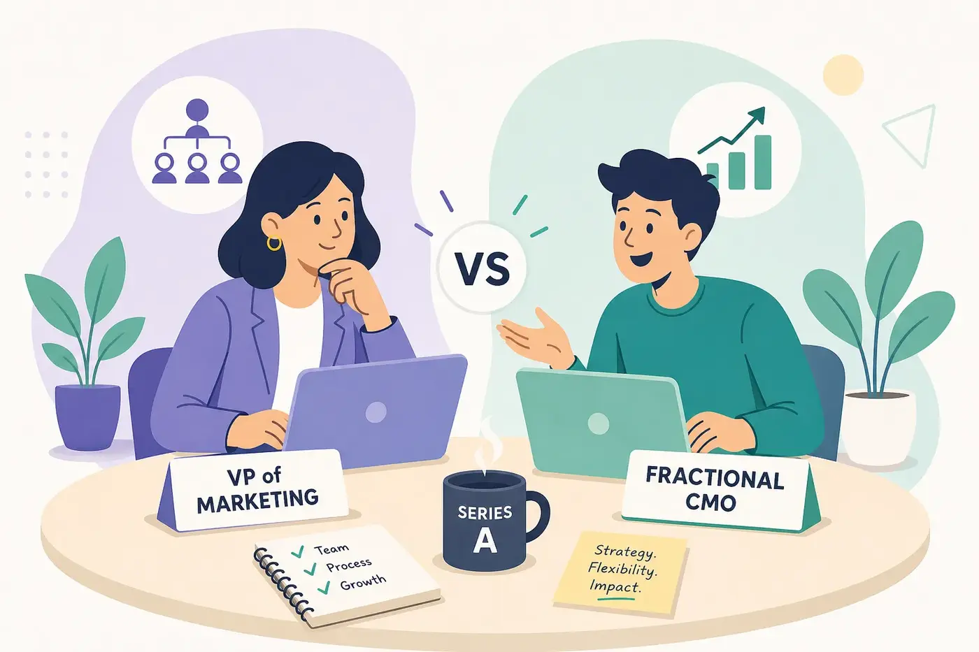 VP of Marketing vs fractional CMO — the Series A decision